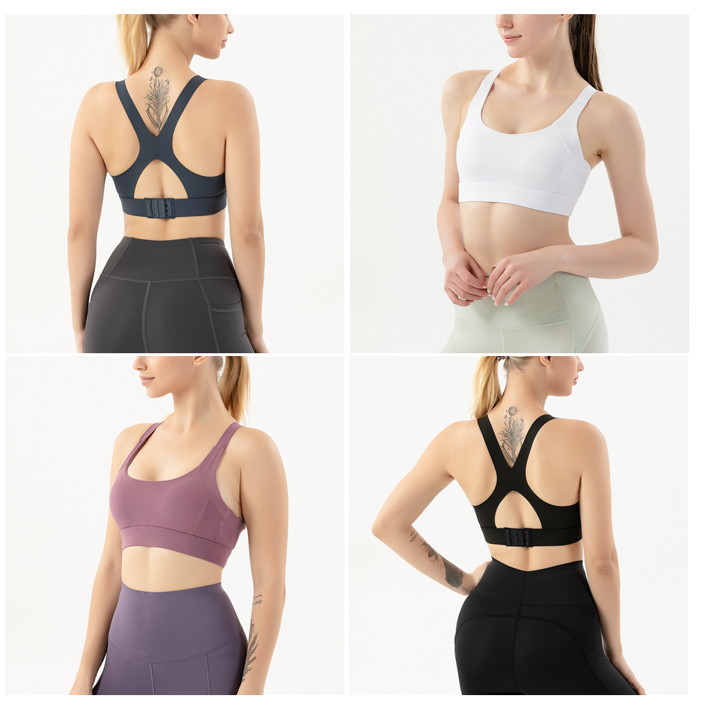 WholesaleGZ01 Sports Bra with Hooks sports bra with hooks, back clasp