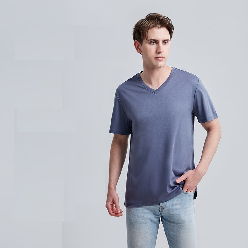 JYN22 Men's 6%silk Tshirt